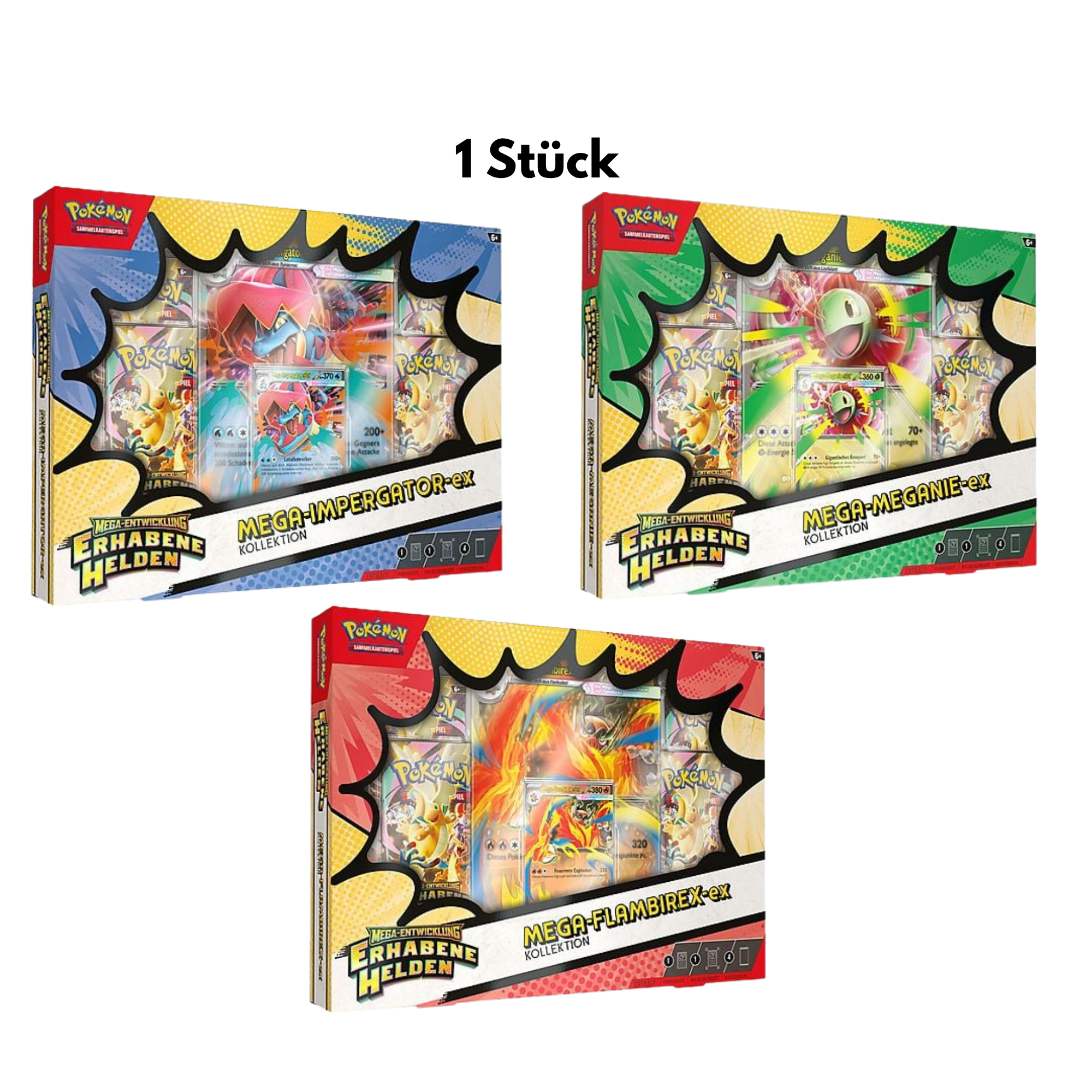 Pokémon Erhabene Helden Mega EX Kollektion