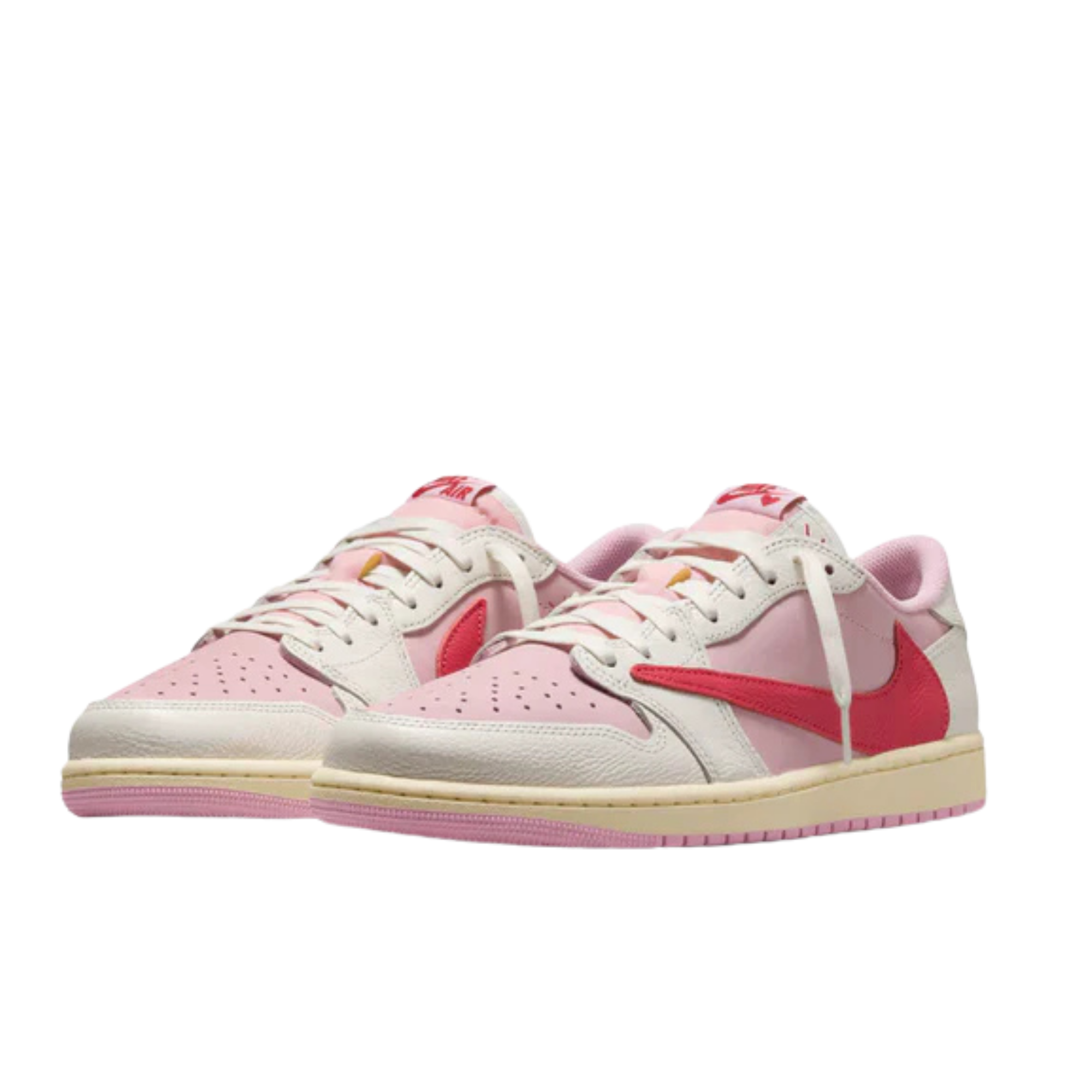 Nike Air Jordan 1 Retro Low OG SP Travis Scott Sail Tropical Pink