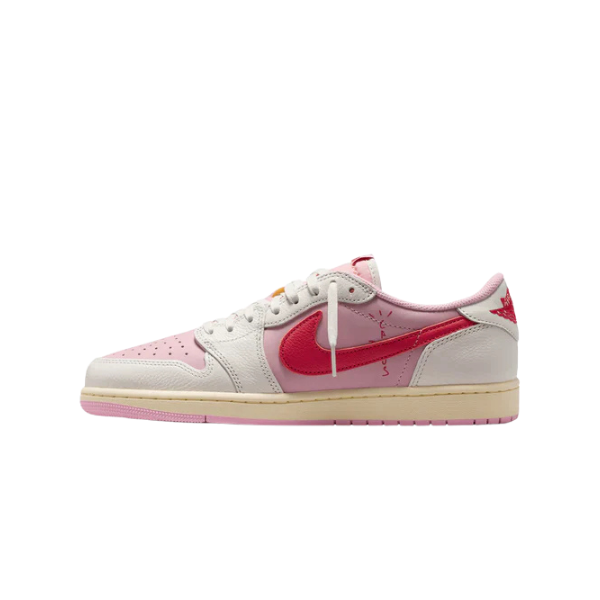Nike Air Jordan 1 Retro Low OG SP Travis Scott Sail Tropical Pink