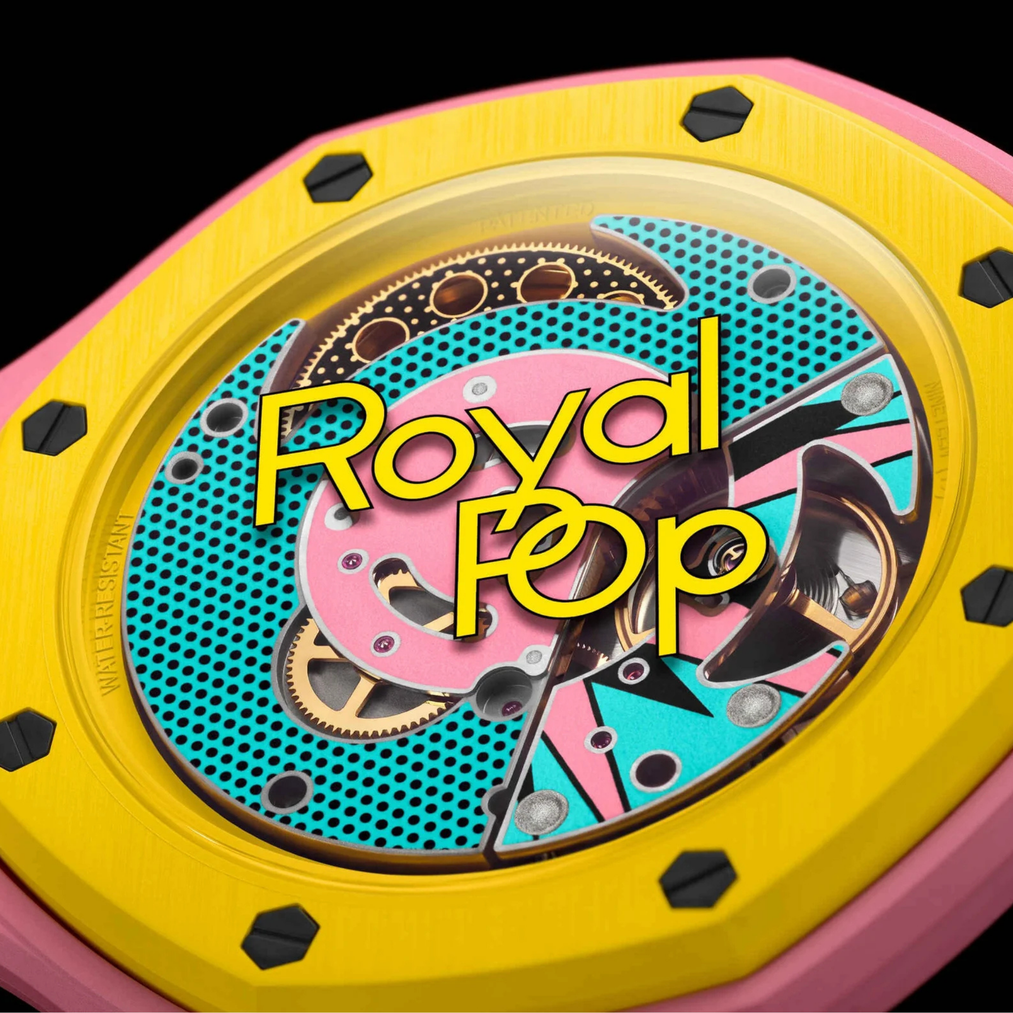 Swatch x AP Royal Pop Otg Roz (Gelb/Pink/Türkis)
