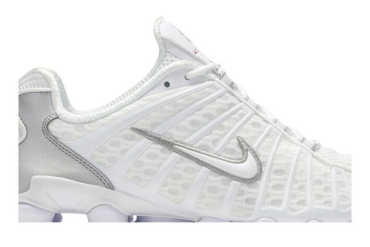 Shox TL White Metallic Silver Max Orange - AR3566-100