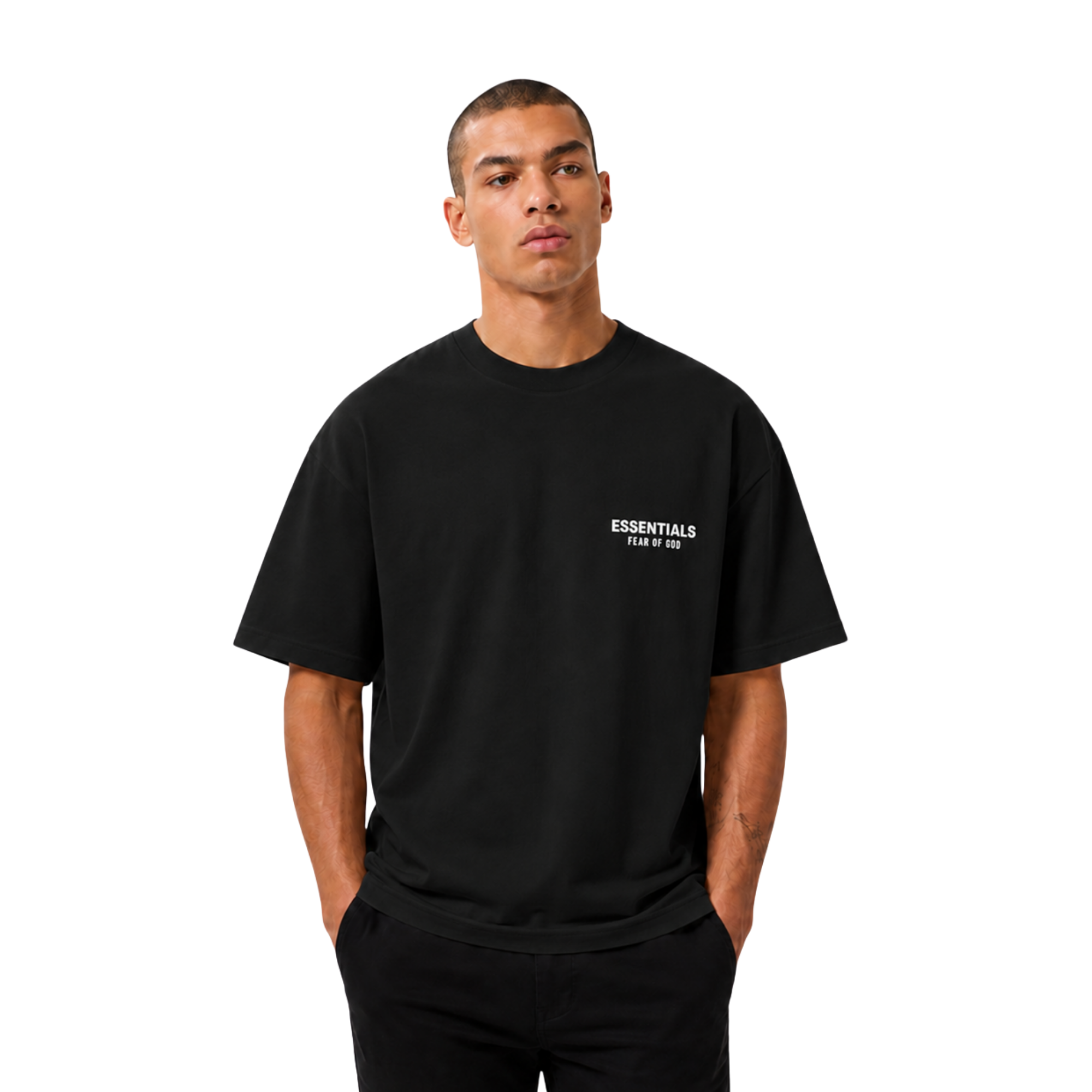 Fear Of God Essentials T-Shirt Jet Black SS25