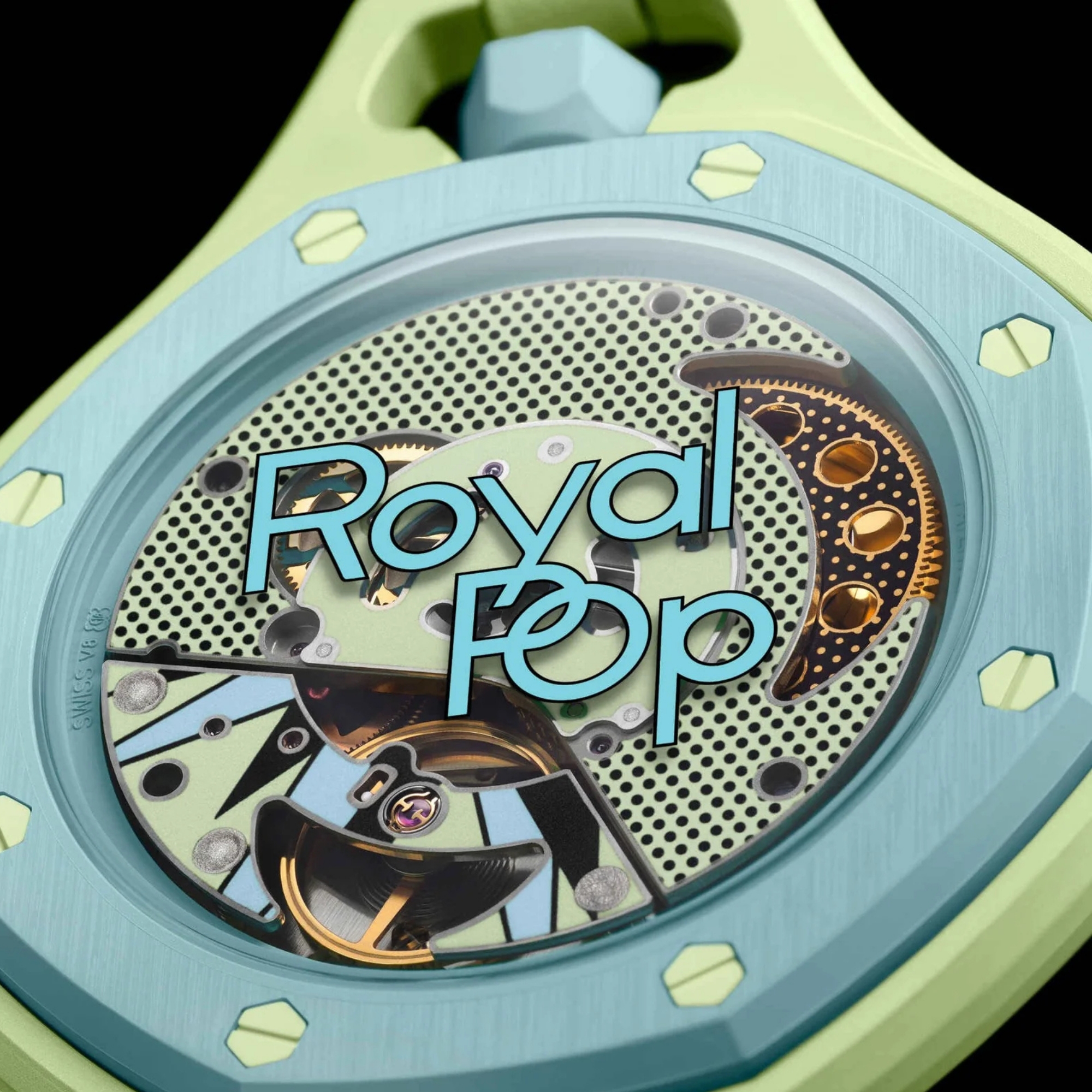 Swatch x AP Royal Pop Blaue Acht (Mintgrün)
