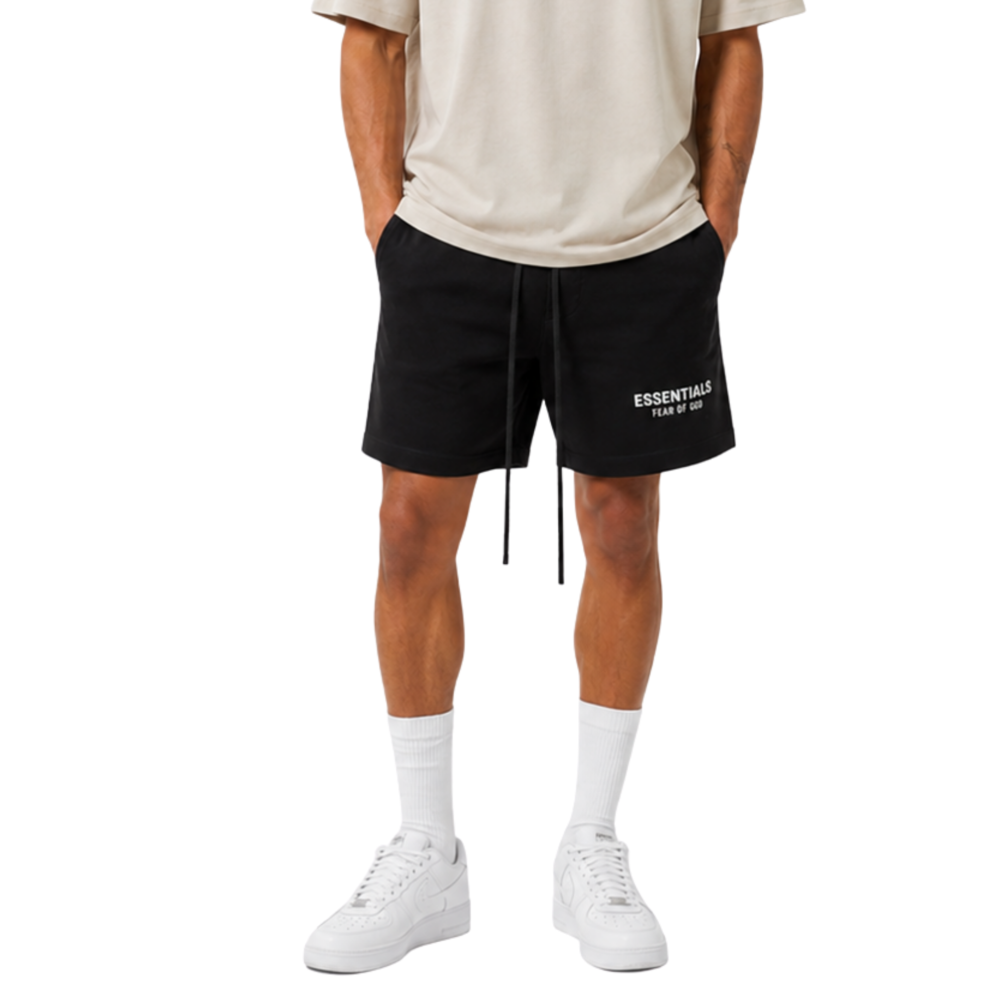 Fear Of God Essentials Classic Sweatshort Jet Black SS25