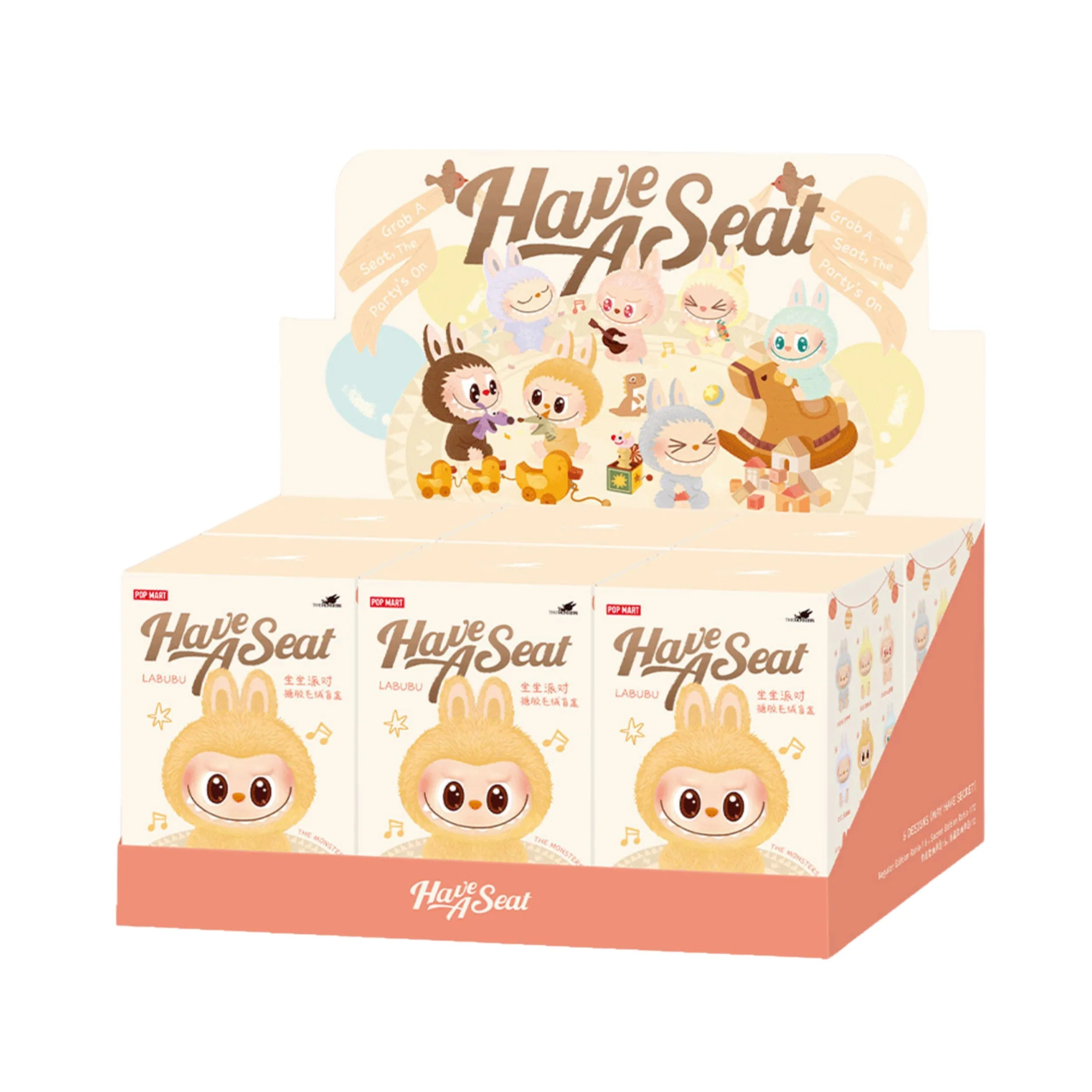 Pop Mart Labubu The Monsters Have a Seat Vinyl Plush Mystery Box