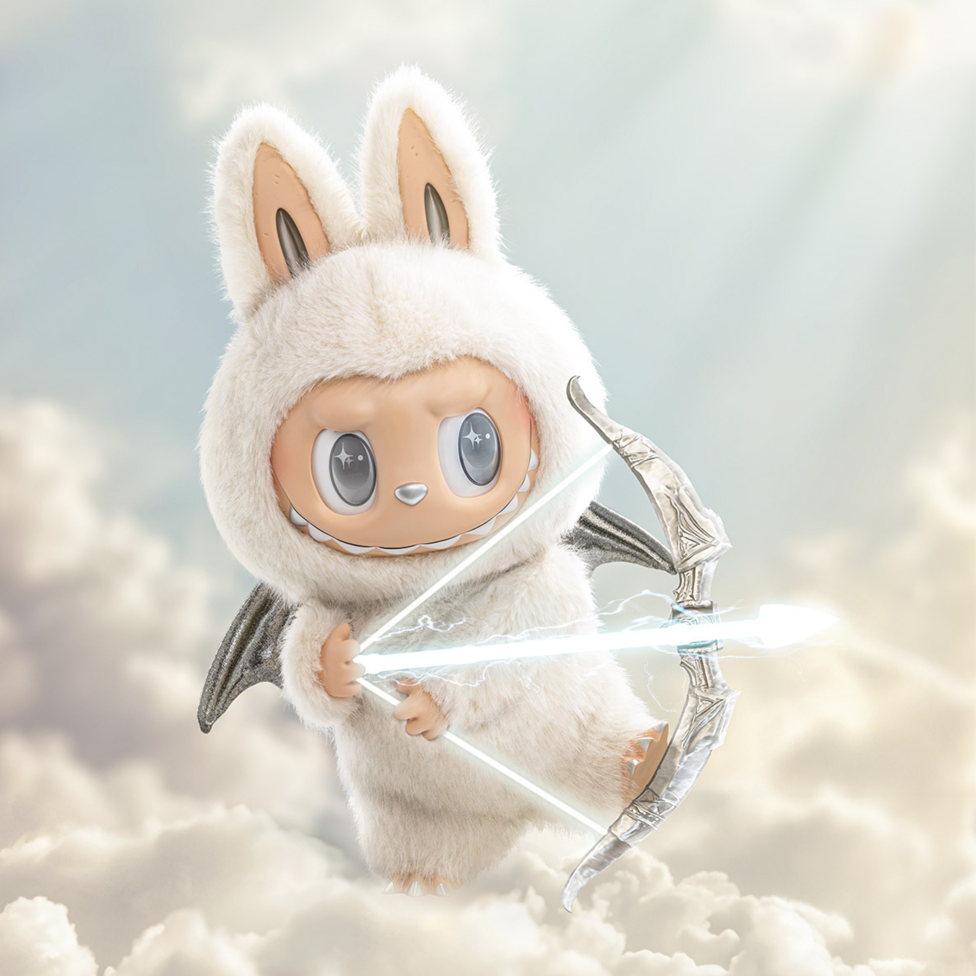 Pop Mart Labubu The Monsters Zimomo Angel In Clouds Figur