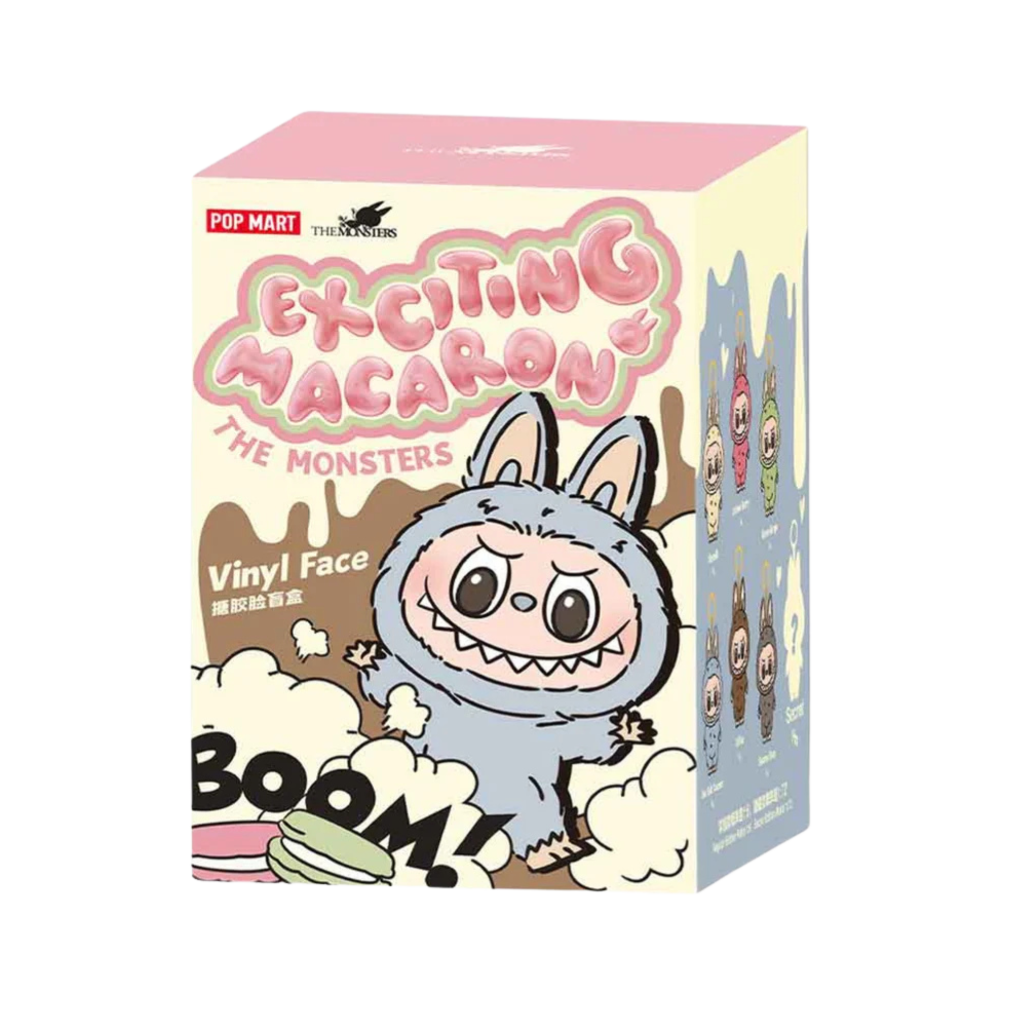 Pop Mart Labubu The Monsters Exciting Macaron Vinyl Plush Mystery Box