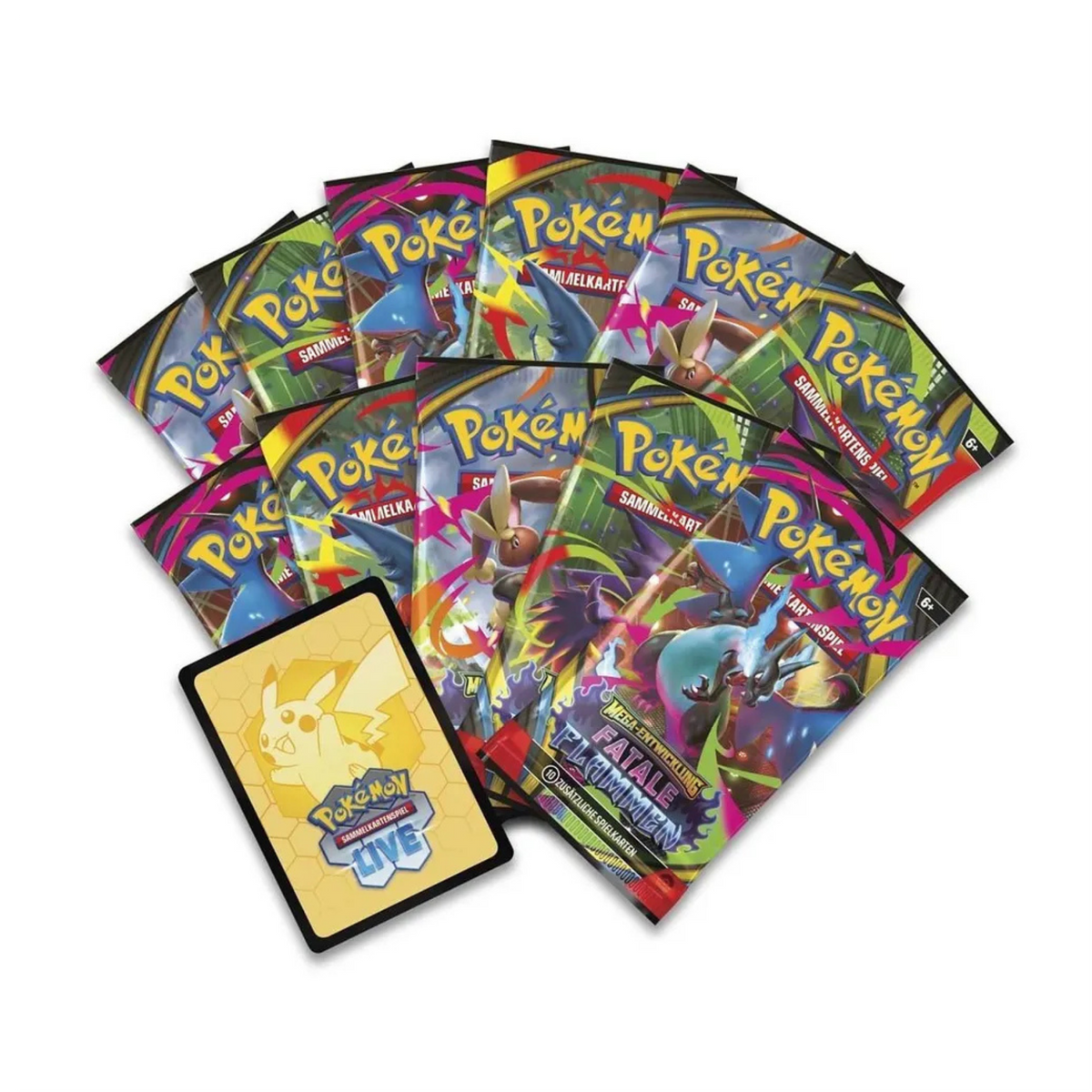 Pokémon Center Fatale Flammen Top Trainer Box Mega Entwicklung