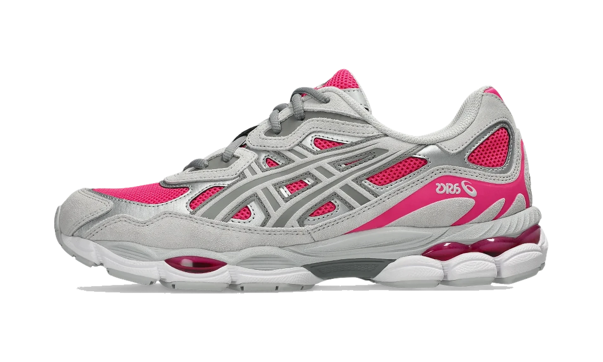ASICS Gel-NYC Pink Glo Concrete (1203A383-701) – Seitenansicht außen | Rarus