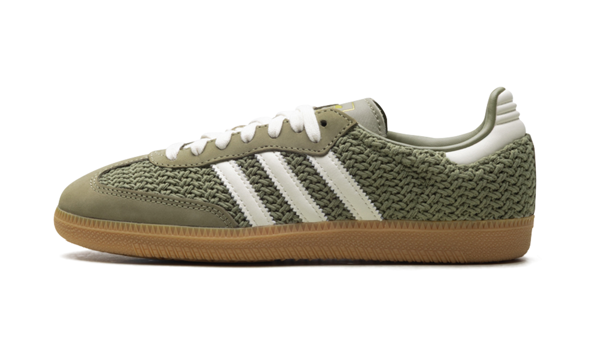 Adidas Samba OG Crochet Pack Orbit Green (JR9447) – Seitenansicht außen | Rarus