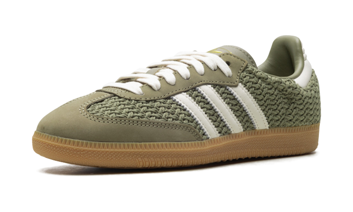 Adidas Samba OG Crochet Pack Orbit Green (JR9447) – Vorderansicht | Rarus