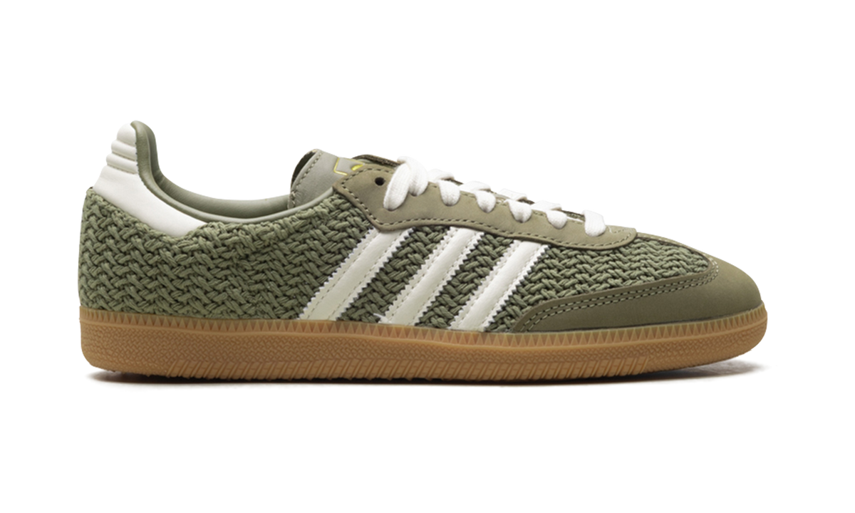 Adidas Samba OG Crochet Pack Orbit Green (JR9447) – Seitenansicht außen | Rarus