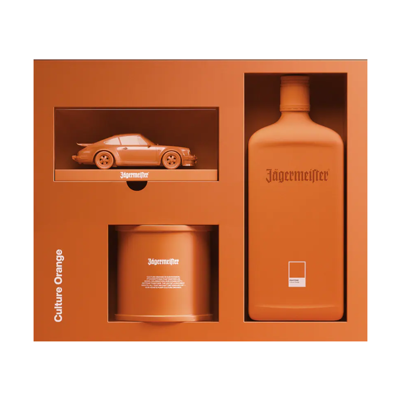 Jägermeister x Pantone Design Pack Culture Orange (Limitiert auf 560 Stück)