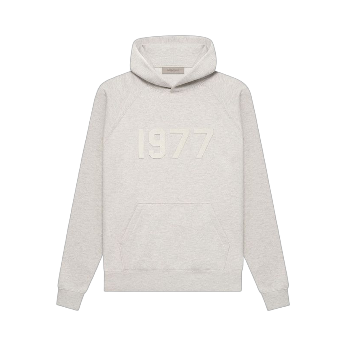 Fear of God Essentials 1977 Hoodie Light Oatmeal – Vorderansicht | Rarus