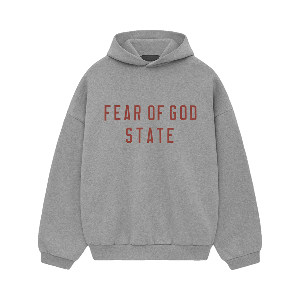 Fear of God Essentials Fleece II Hoodie Dark Heather – Vorderansicht | Rarus