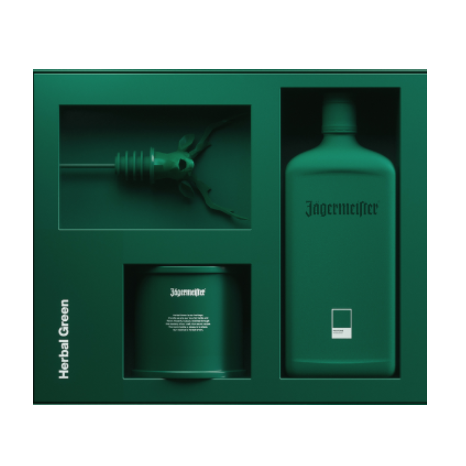 Jägermeister x Pantone Design Pack Herbal Green (Limitiert auf 560 Stück)