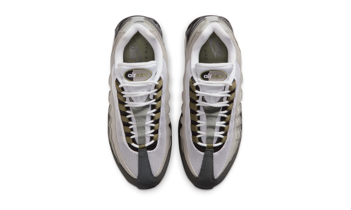 Nike Air Max 95 OG Big Bubble Black Medium Olive (HJ5996-003) – Draufsicht | Rarus