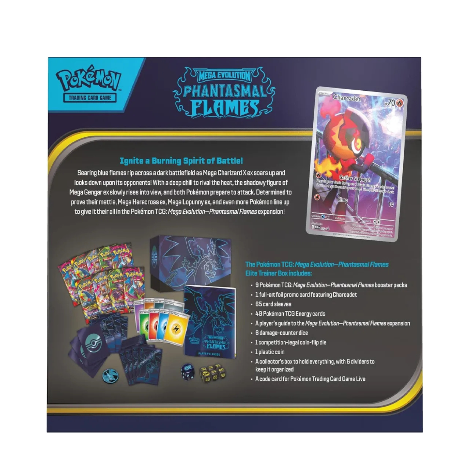 Pokémon Phantasmal Flames Elite Trainer Box (Englisch)
