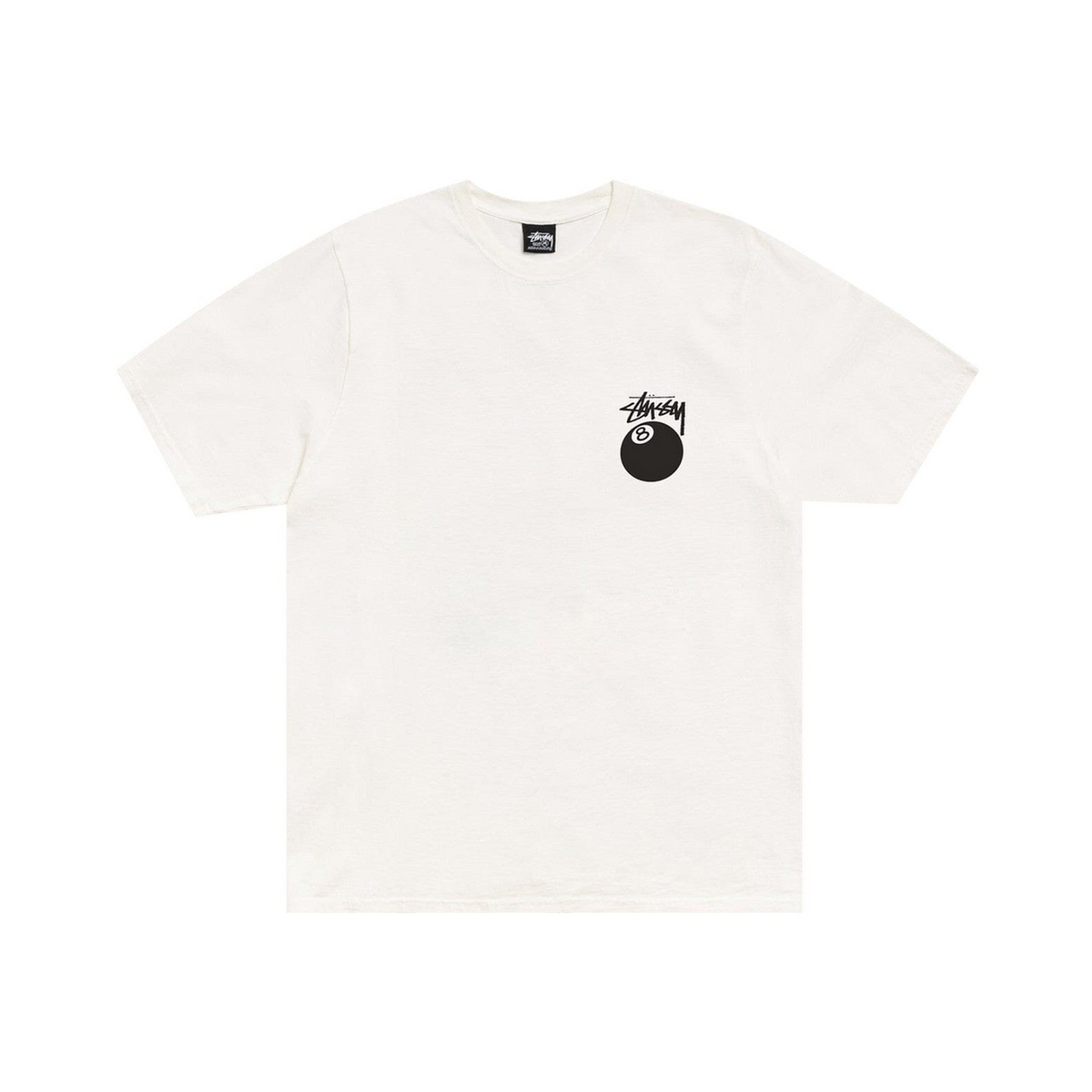 Stussy 8 Ball Tee Natural (1905022-NATU) – Vorderansicht | Rarus