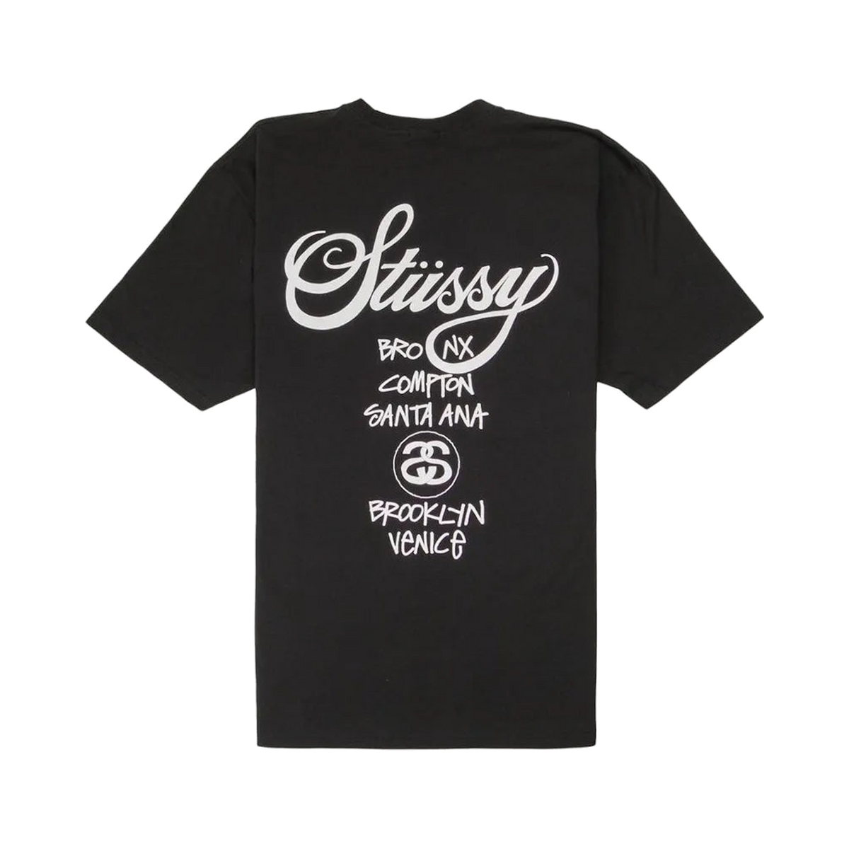 Stussy World Tour T-Shirt Black (3903962-BLAC) – Rückansicht | Rarus