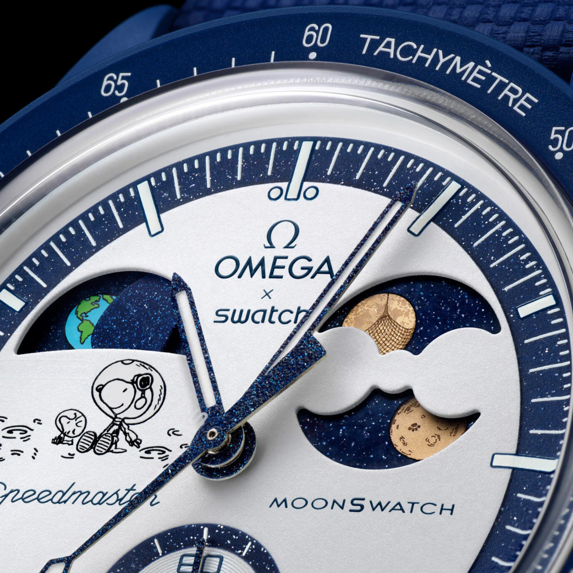 Swatch x Omega Moonswatch Mission To Earthphase Moonshine Gold
