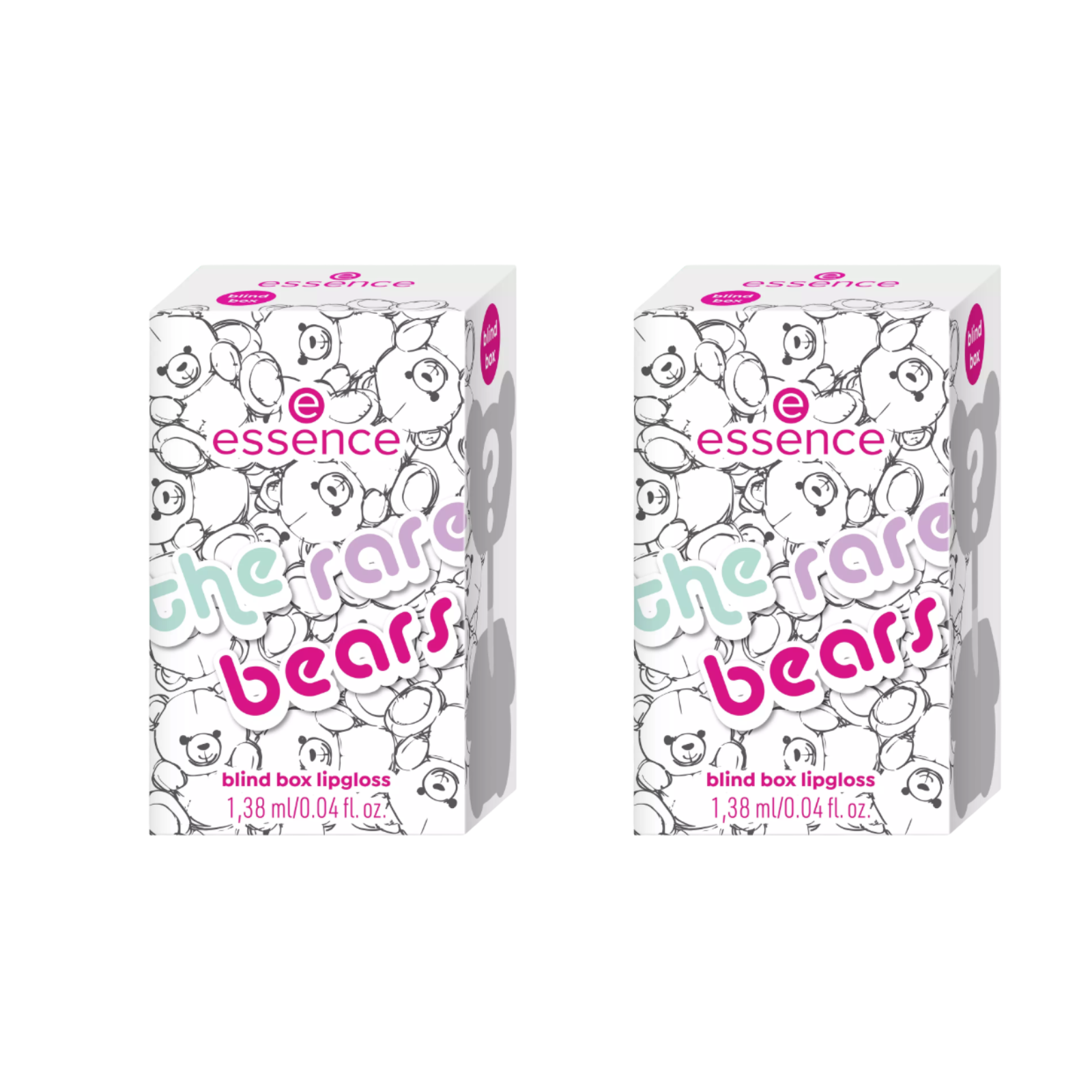 Essence The Rare Bears Lipgloss Blind Box, 1,38ml