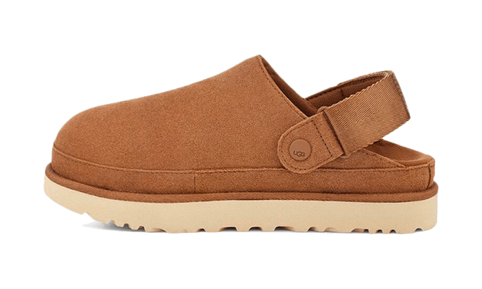 UGG Goldenstar Clog Chestnut (1138252-CHE) – Seitenansicht außen | Rarus