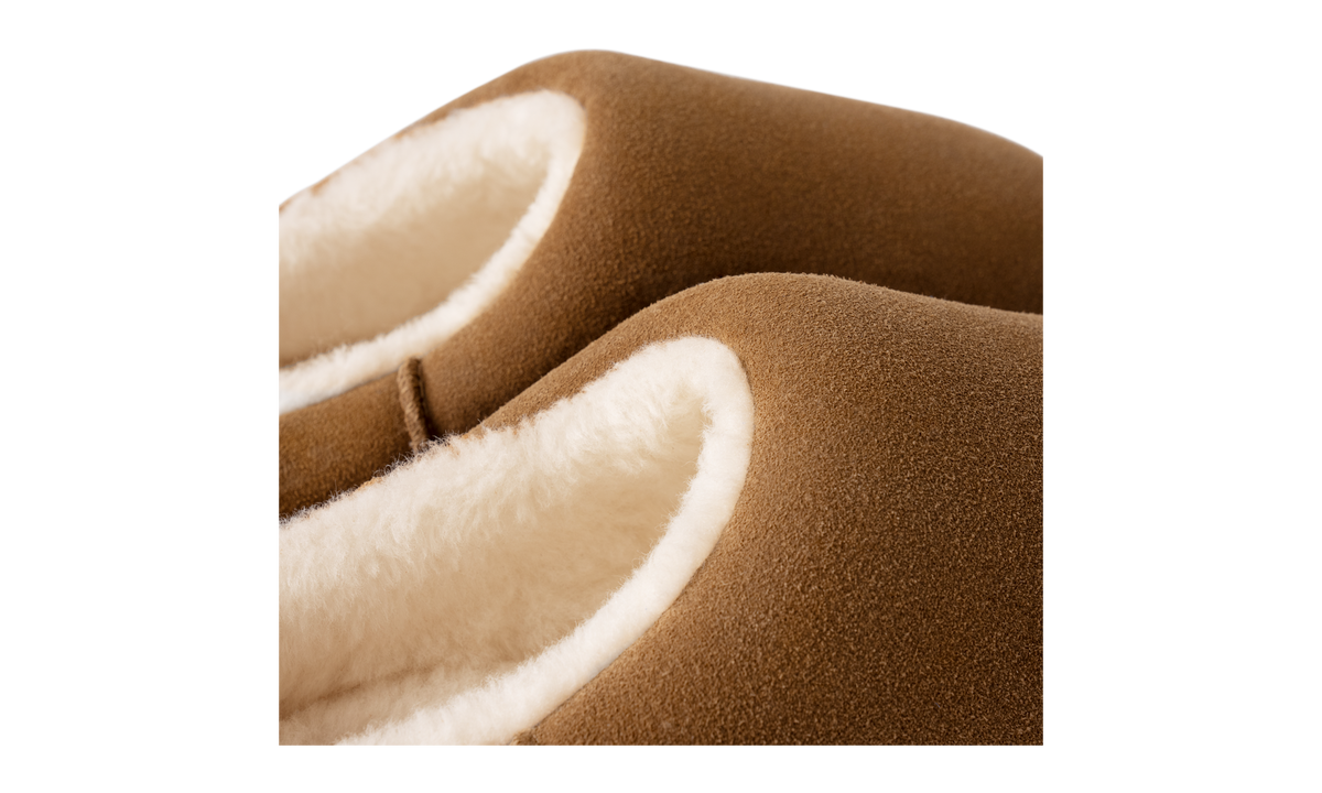 UGG Pumped Slide Chestnut (1158215-CHE) – Detailansicht Fellfutter | Rarus