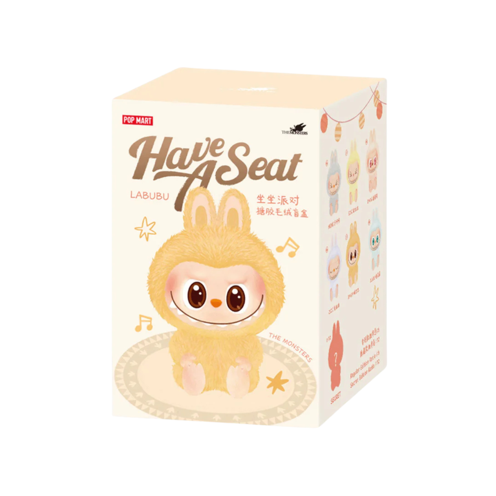Pop Mart Labubu The Monsters Have a Seat Vinyl Plush Mystery Box