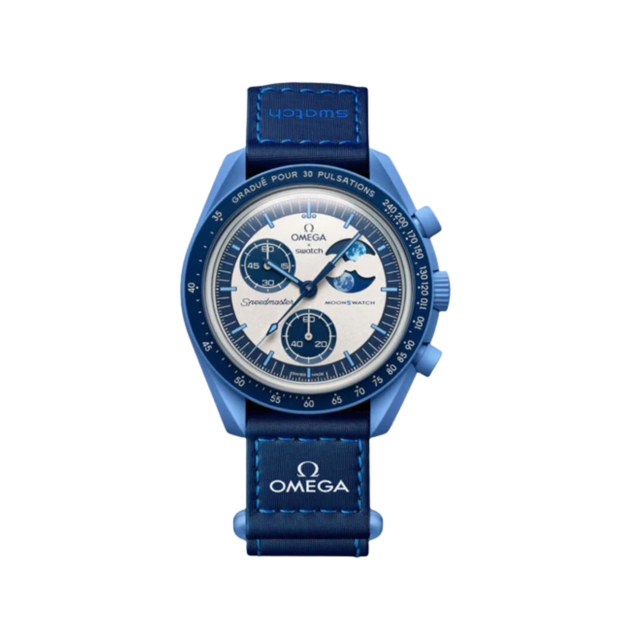 Swatch x Omega Moonswatch Mission To The Super Blue Moonphase