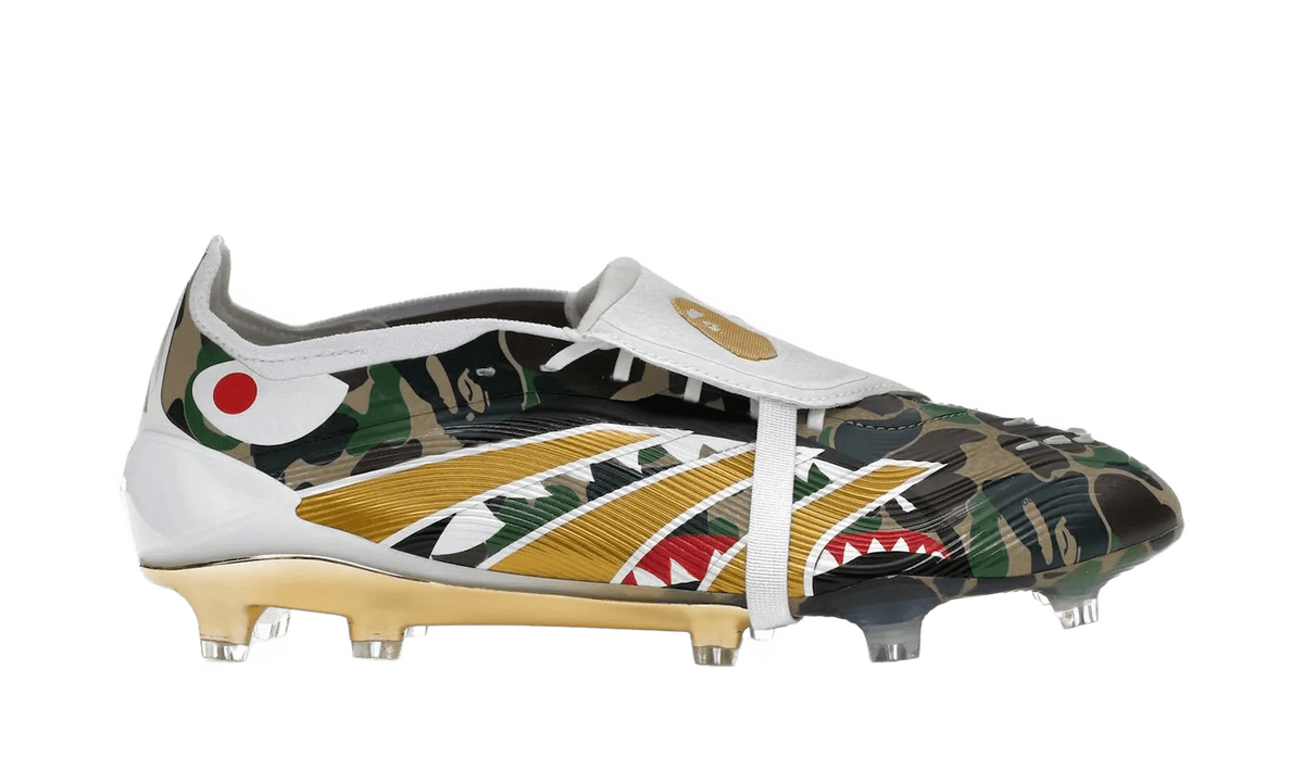 Adidas Predator Elite Foldover Tongue FG Bape Green Camo - JS3104