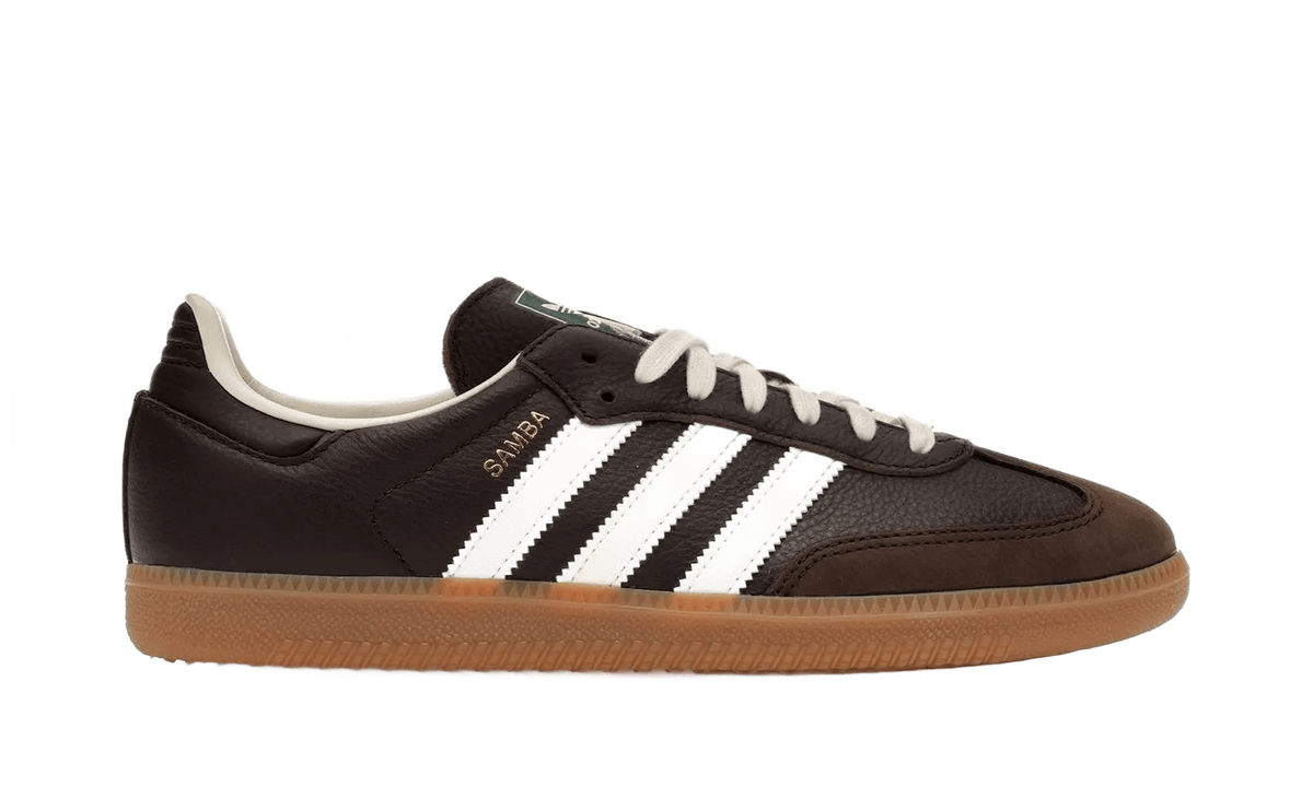 Adidas Samba OG Dark Brown Off White Gum - JR0891