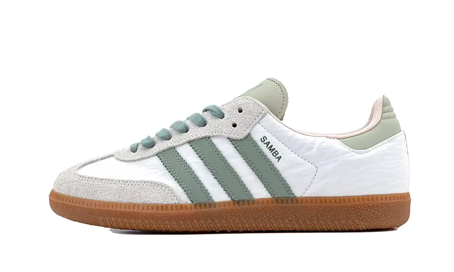 Adidas Adidas Samba OG Cloud White Silver Green - ID0492