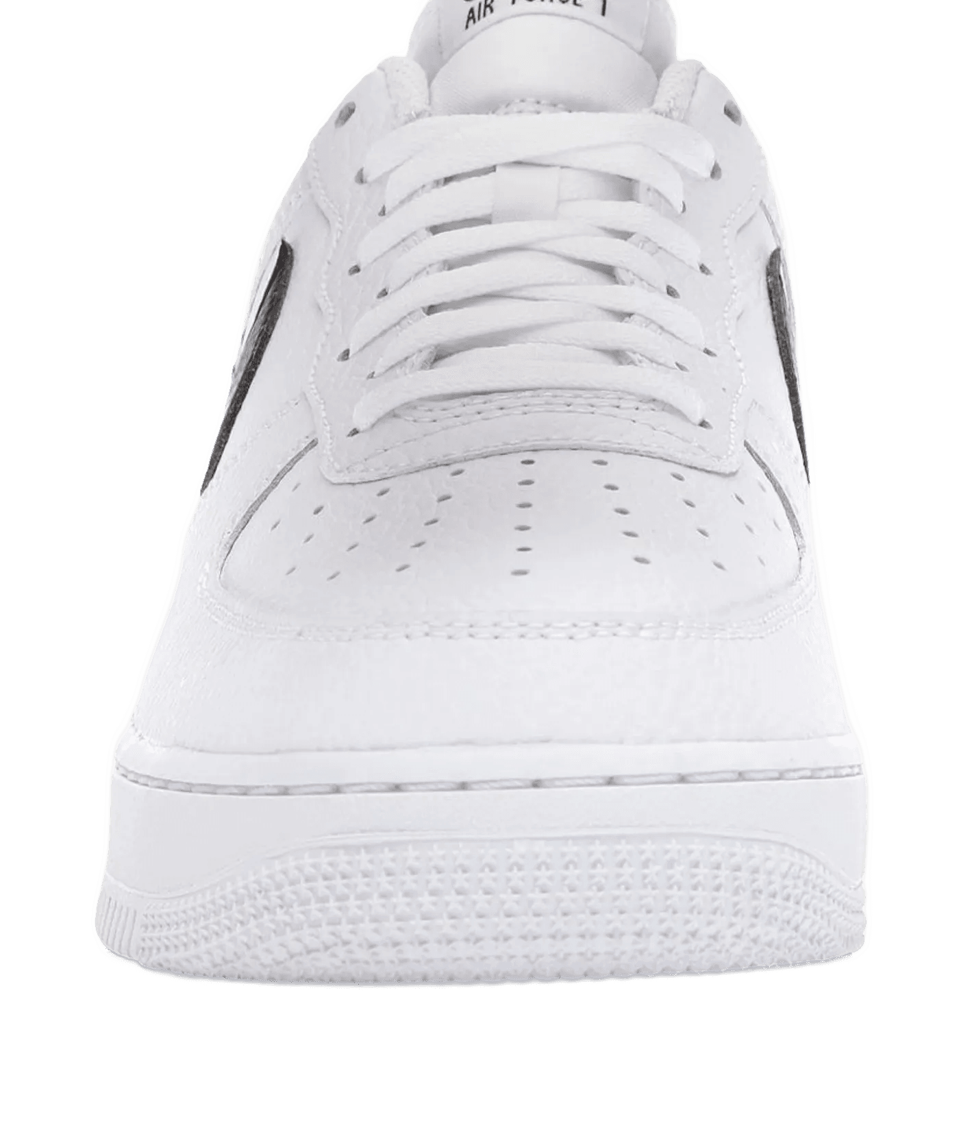 Nike Air Force 1 Low '07 White Black Pebbled Leather - CT2302-100