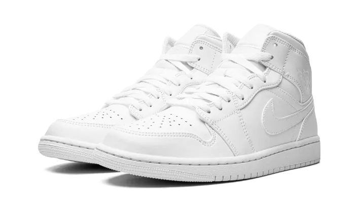 Air Jordan Air Jordan 1 Mid Triple White (2022) - 554724-136
