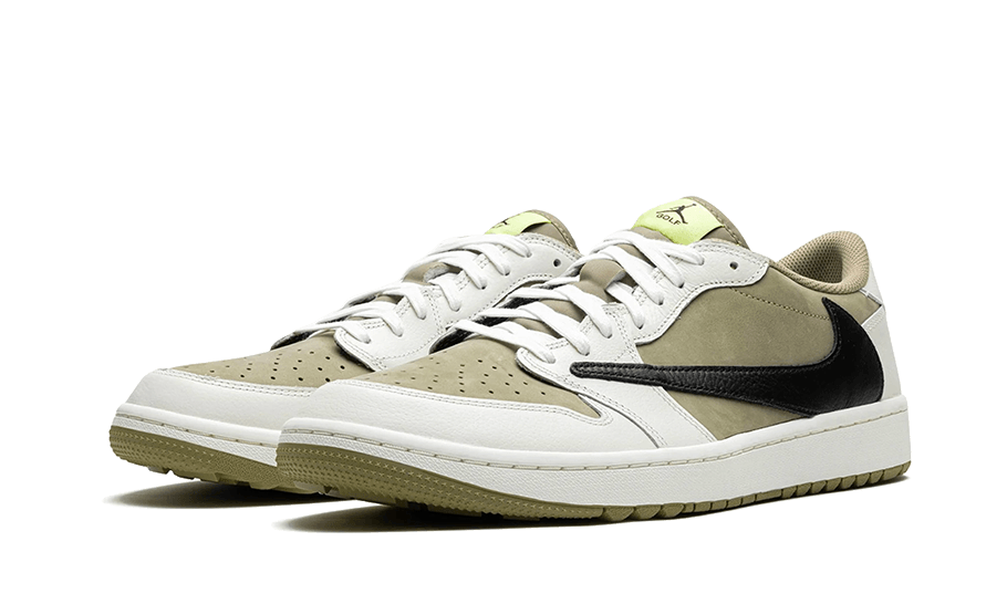 Air Jordan Air Jordan 1 Retro Low Golf Travis Scott Neutral Olive - FZ3124-200