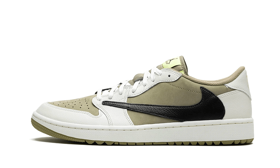 Air Jordan Air Jordan 1 Retro Low Golf Travis Scott Neutral Olive - FZ3124-200