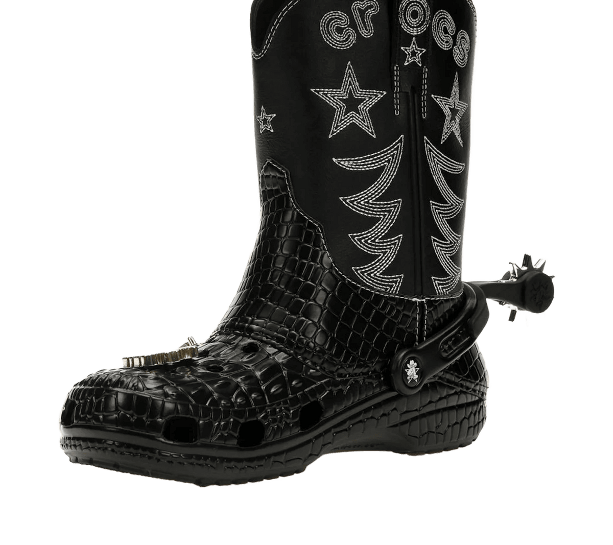 Crocs Classic Cowboy Boot Black - 208695-001