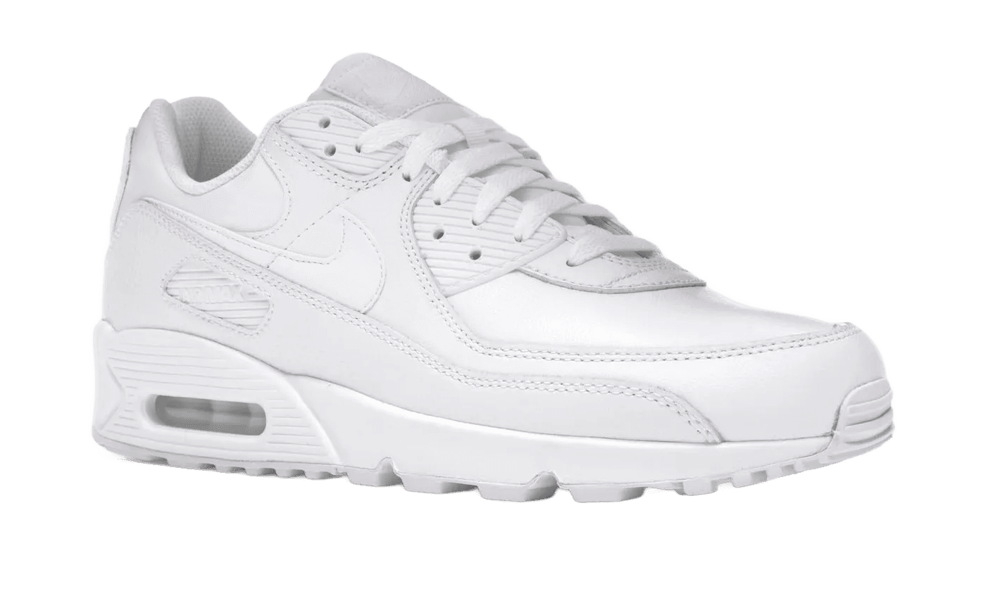 Nike Air Max 90 Leather Triple White - CZ5594-100
