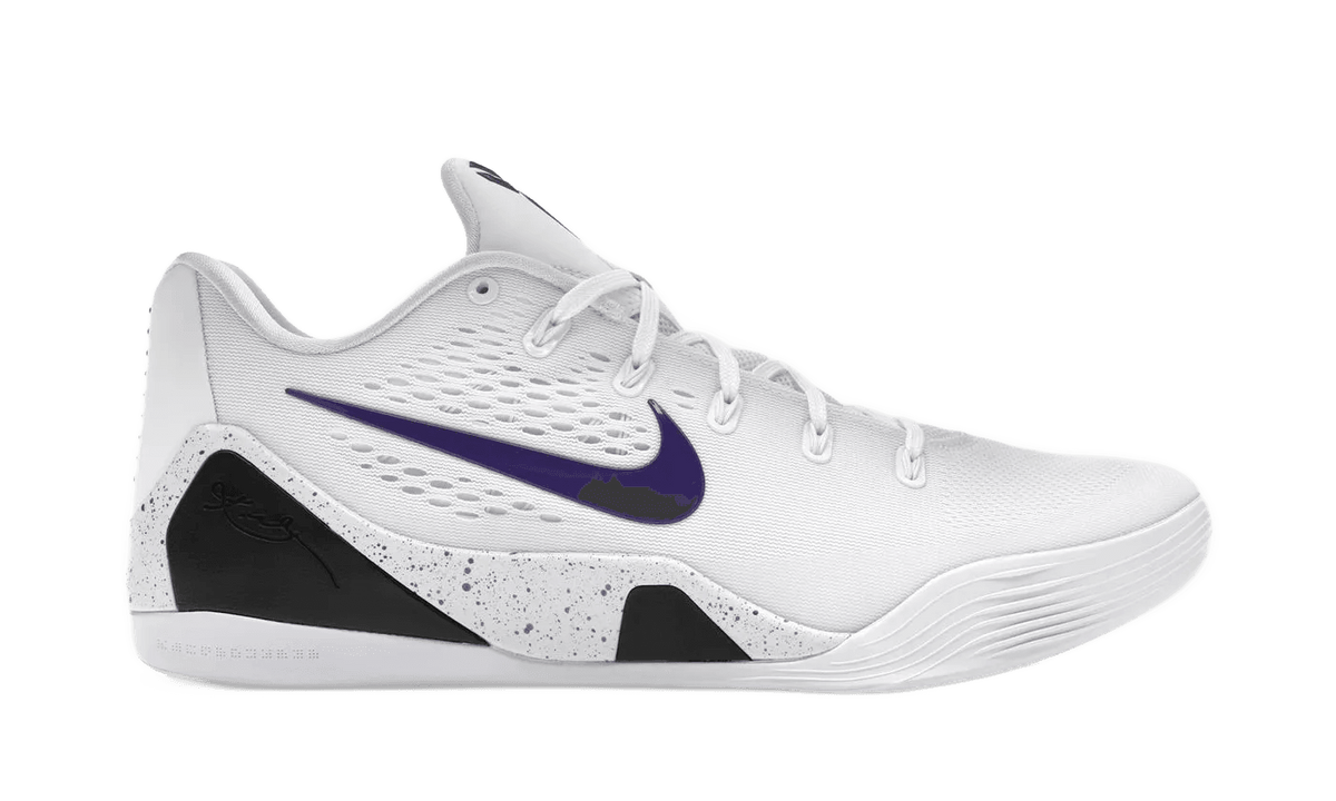 Nike Kobe 9 Elite Low EM Protro White Court Purple - IH1401-100