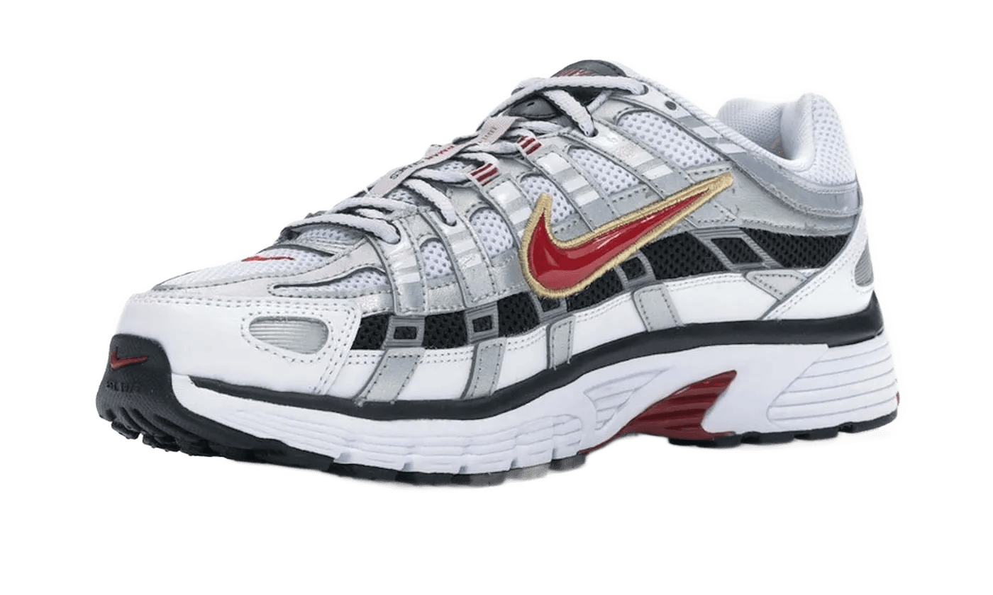 Nike P-6000 White Gold Red - BV1021-101
