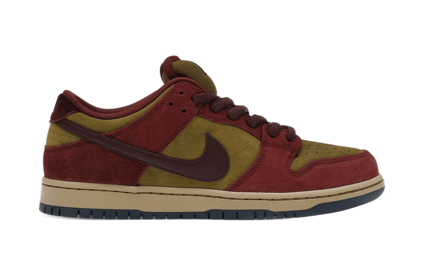 Nike SB Dunk Low Dark Team Red Olive Flak - HQ1625-600