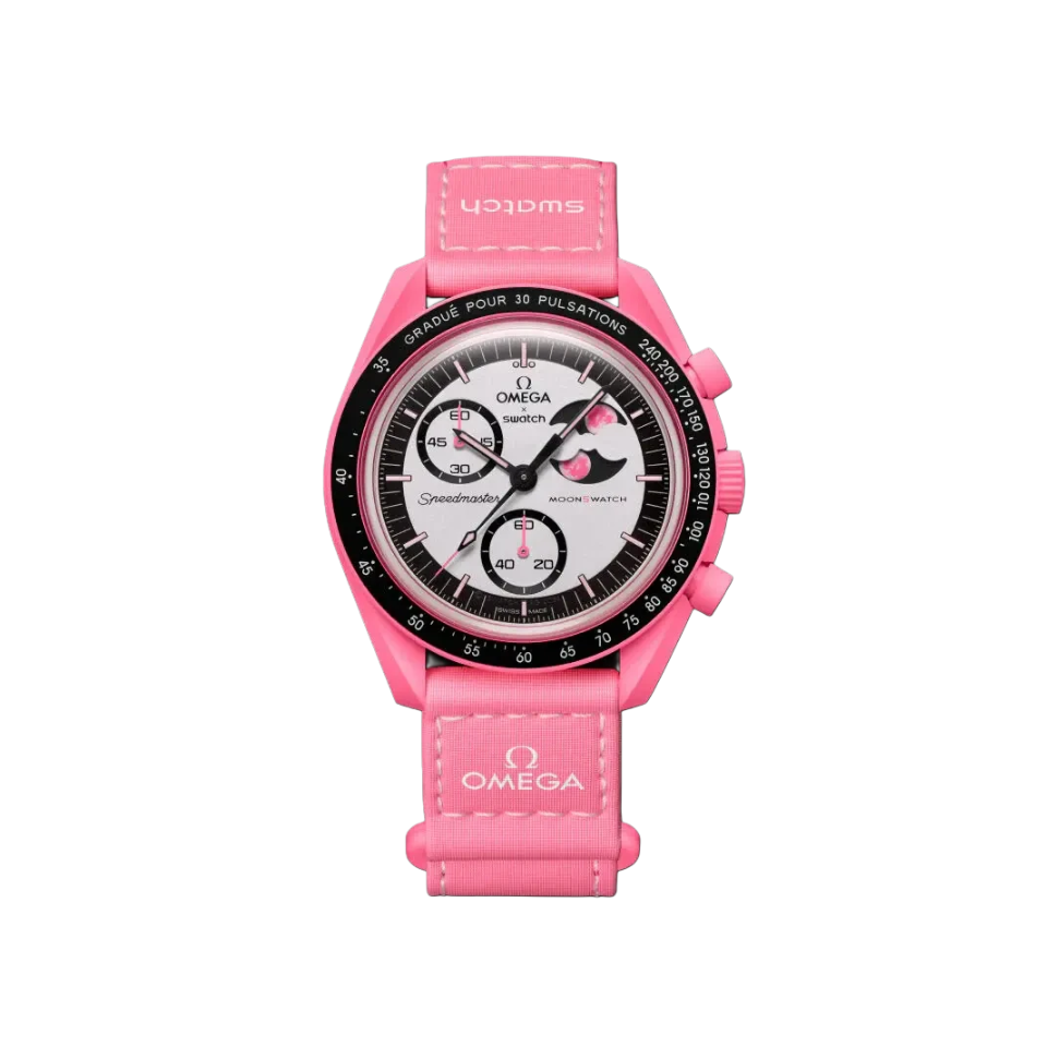 Swatch x Omega Moonswatch Mission To The Pink Moonphase
