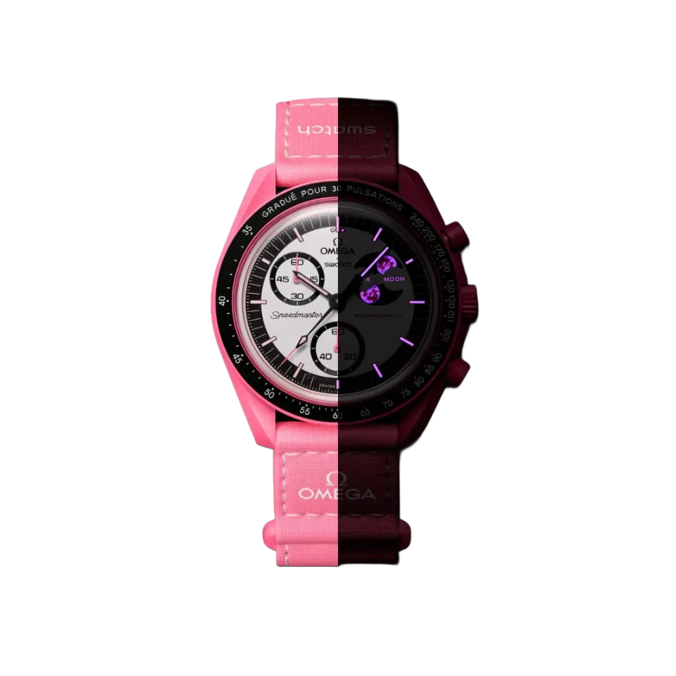 Swatch x Omega Moonswatch Mission To The Pink Moonphase