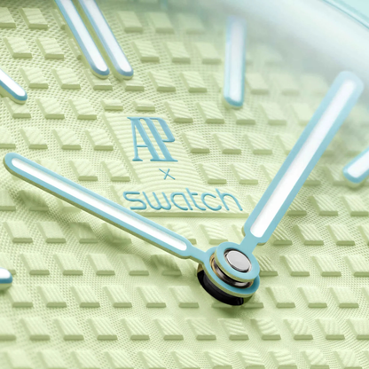 Swatch x AP Royal Pop Blaue Acht (Mintgrün)
