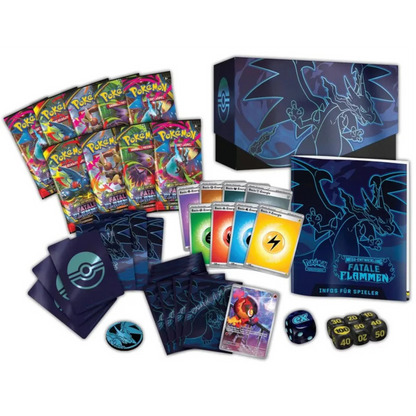 Pokémon Fatale Flammen Top Trainer Box Mega Entwicklung