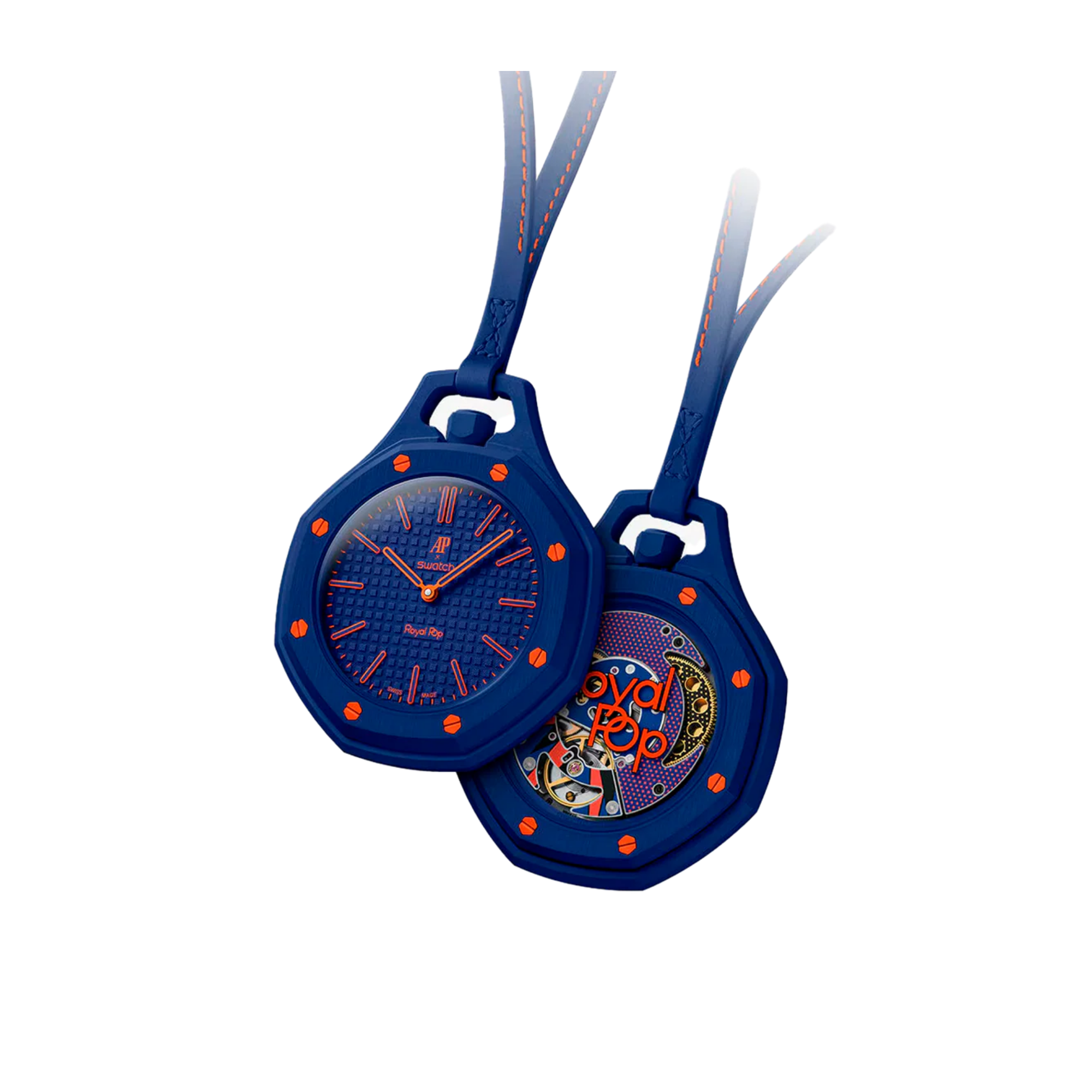 Swatch x AP Royal Pop Orenji Hachi (Marineblau)