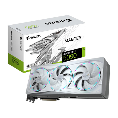 GIGABYTE AORUS GeForce RTX 5090 MASTER ICE 32G - OC Edition (NVIDIA, Grafikkarte)