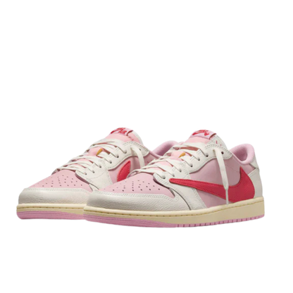Nike Air Jordan 1 Retro Low OG SP Travis Scott Sail Tropical Pink