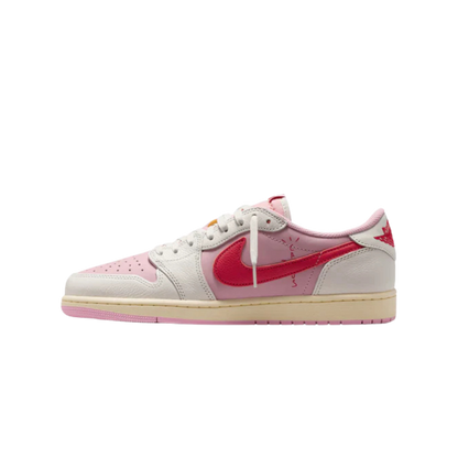 Nike Air Jordan 1 Retro Low OG SP Travis Scott Sail Tropical Pink